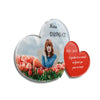 Plaque funéraire champ-de-tulipes-forme-double-coeur 7 Plaquedeces.fr
